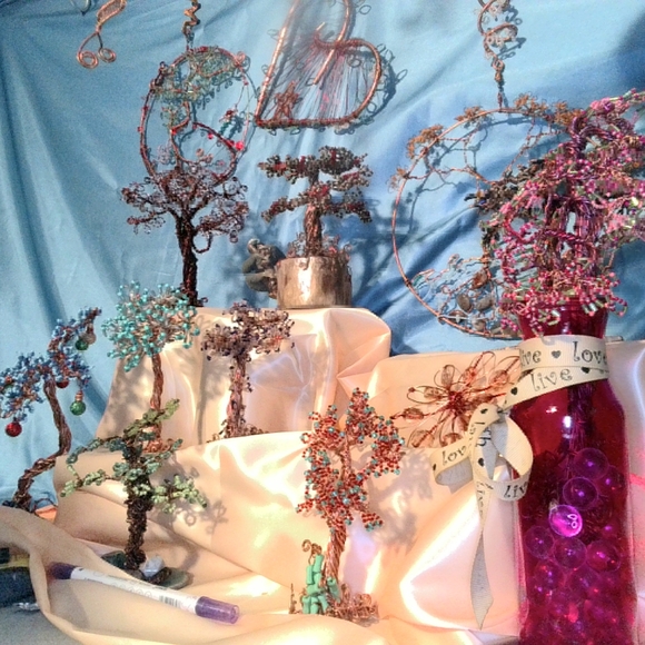 Hand Crafted Copper Wire Art - Picture 2 of 5